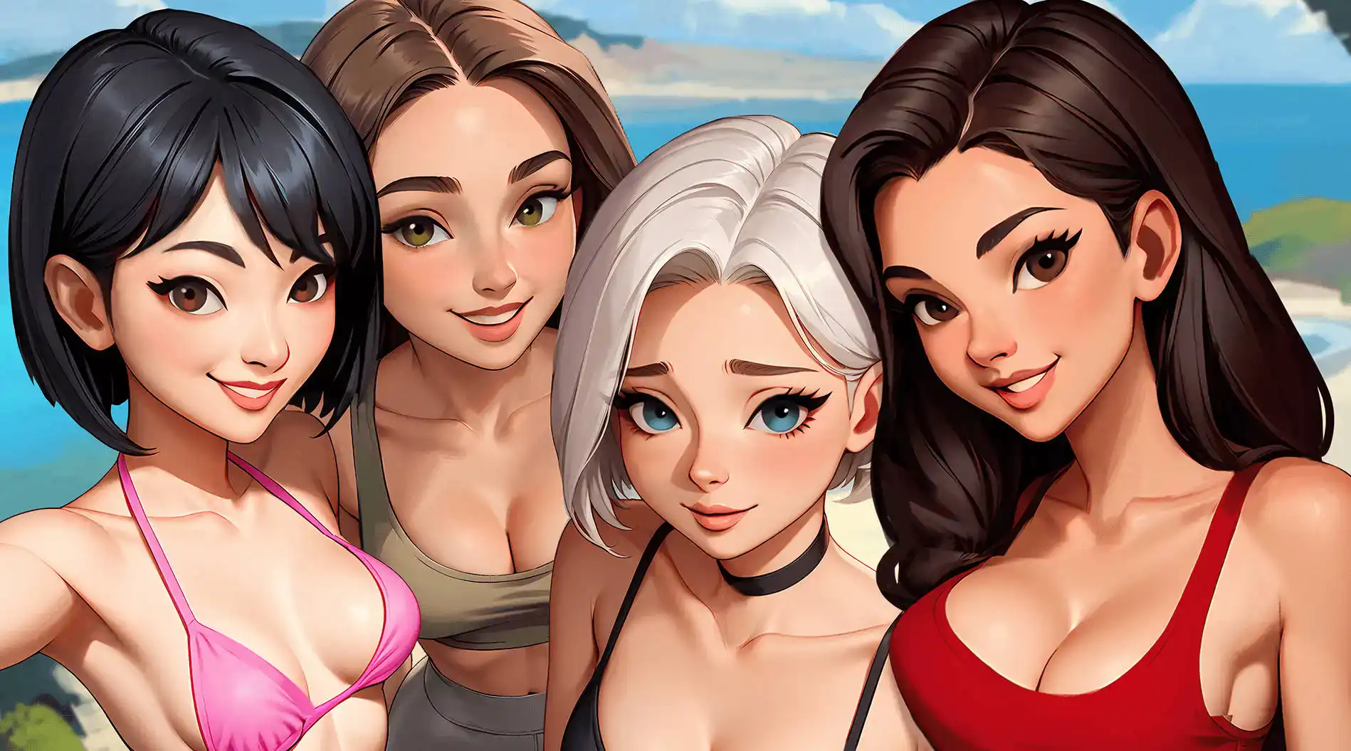 【欧美SLG/汉化/动态】禁欲岛Ch.5 AI版【PC+安卓/1.95G/更新】No Fap Island [Ch. 5]illusion中国i社Steam游戏下载