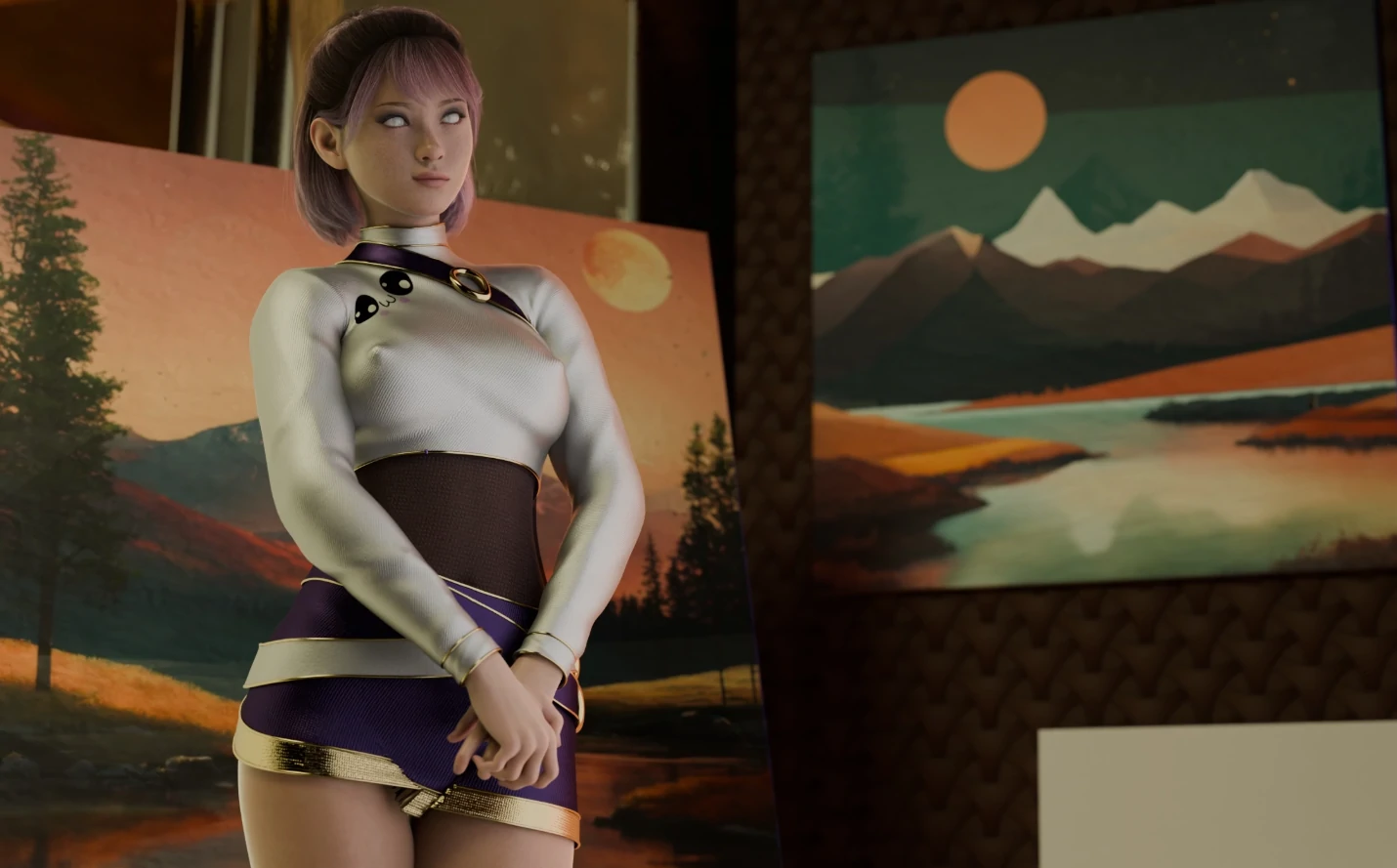 【欧美SLG/AI汉化/后宫】紫罗兰日落Lythe.Convo AI汉化版【PC+安卓/2.2G/更新】Violet Sunset [Lythe! Blade of Malpractice]illusion中国i社Steam游戏下载