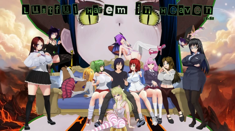 【日系SLG/AI汉化/后宫】天堂里的后宫1.2b AI汉化版【PC+安卓/1.4G/更新】Lustful Harem in Heaven [v1.2b]illusion中国i社Steam游戏下载